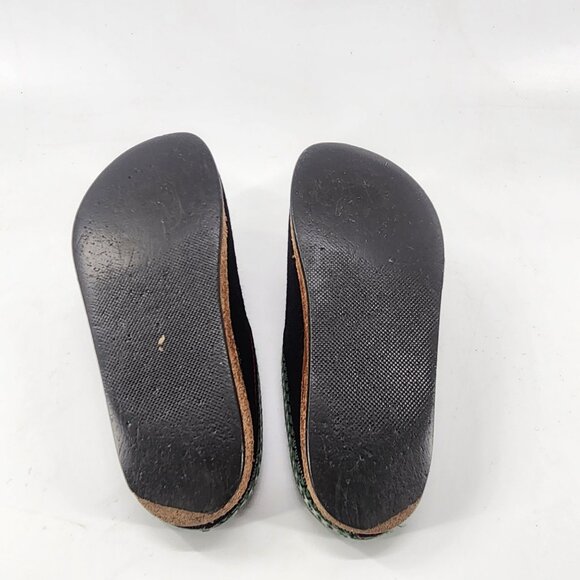 Stegmann Original Wool Clogs Womens Size 6 Black Indoor Outdoor Boho 90s - Picture 7 of 8